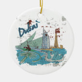 Dubai Keramik Ornament (Vorne)