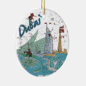 Dubai Keramik Ornament (Rechts)