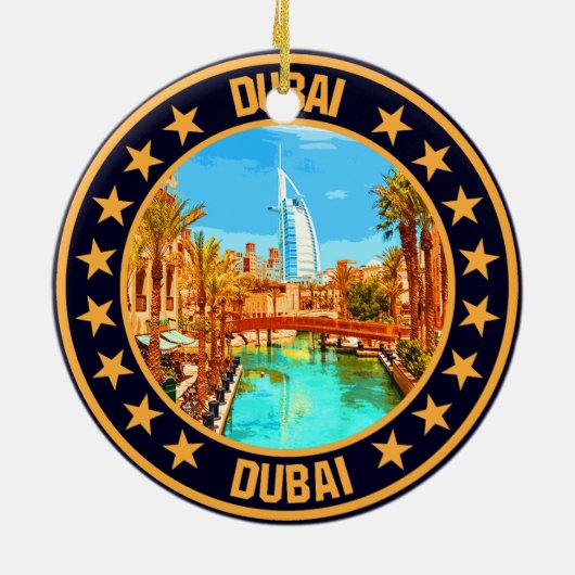 Dubai Keramik Ornament (Hinten)