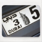 Dubai-Kfz-Kennzeichen Mousepad (Vorne)