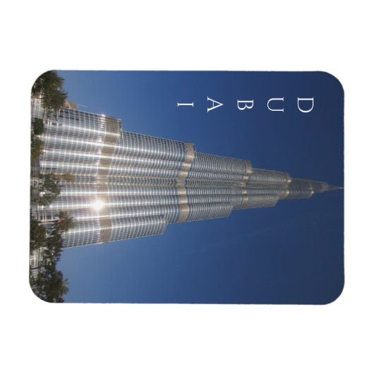 dubai khalifa tower magnet (Horizontal)
