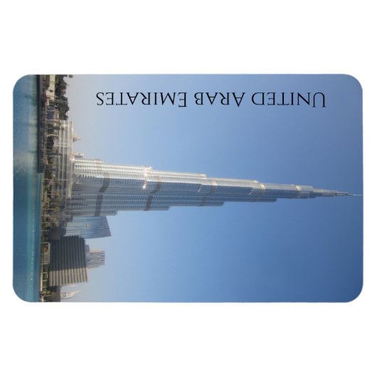 Dubai khalifa uae magnet (Horizontal)