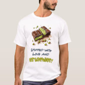 Dubai Kunafa gefüllt mit Liebe & Pistachios ك ن ا  T-Shirt (Vorderseite)
