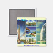 DUBAI Magnet (Vorderseite/Rückseite)