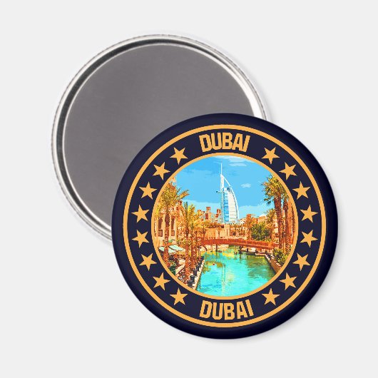 Dubai Magnet (Vorderseite/Rückseite)