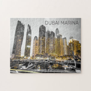 Dubai Marina City Vereinigte Arabische Emirate Sky Puzzle