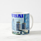 Dubai-Metro Kaffeetasse (VorderseiteRechts)