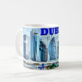 Dubai-Metro Kaffeetasse (Vorderseite Links)