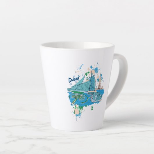 Dubai Milchtasse (Rechte Ecke)