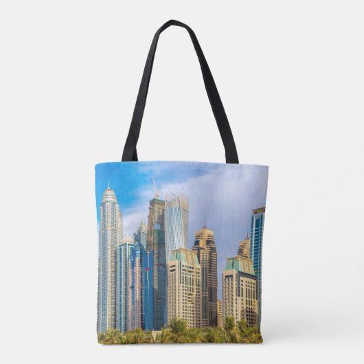 Dubai moderne Wolkenkratzer Corniche Tasche (Rückseite)