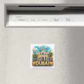 🧲 Dubai Naher Osten Reiseabenteuer 🌍 Magnet (In Situ (Geschirrspüler))
