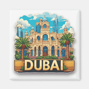 🧲 Dubai Naher Osten Reiseabenteuer 🌍 Magnet