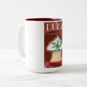 Dubai Palace Reiseposter Zweifarbige Tasse (Vorderseite Links)