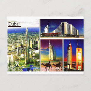 DUBAI Postcard@MojiAOkubule Postkarte
