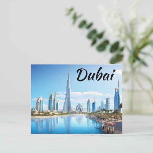 Dubai Postcard Postkarte (Stehend Vorderseite)