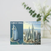 DUBAI Postcard von Mojisola A Gbadamosi Postkarte (Stehend Vorderseite)