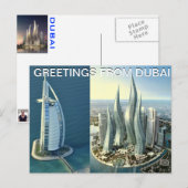 DUBAI Postcard von Mojisola A Gbadamosi Postkarte (Vorne/Hinten)