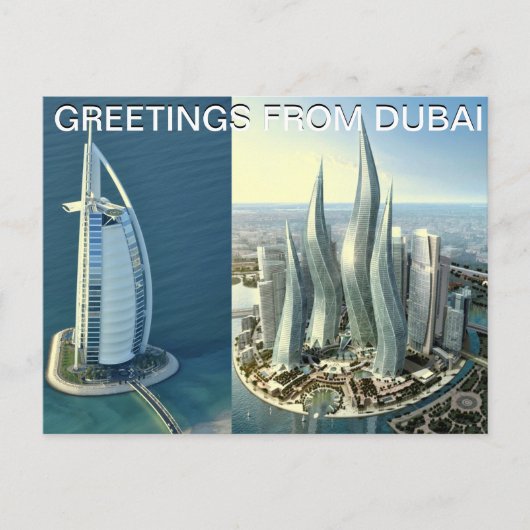 DUBAI Postcard von Mojisola A Gbadamosi Postkarte (Vorderseite)