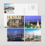 DUBAI POSTCARD VON MOJISOLA A GBADAMOSI POSTKARTE (Vorne/Hinten)