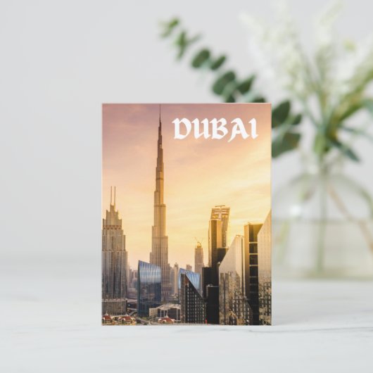 Dubai Postkarte (Stehend Vorderseite)