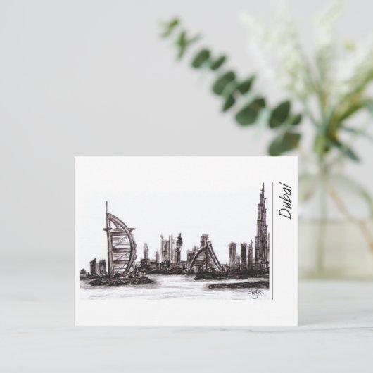 Dubai Postkarte (Stehend Vorderseite)