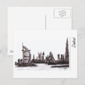 Dubai Postkarte (Vorne/Hinten)