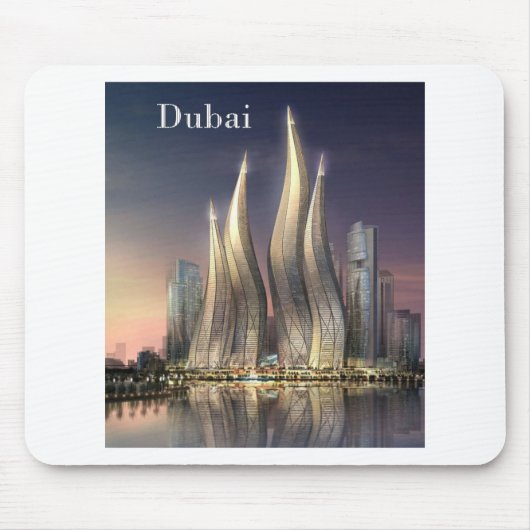 Dubai ragt hoch (durch St.K) Mousepad (Vorne)