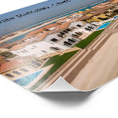 Dubai Real Anwesen Mansions, Küste von Dubai Fotodruck (Ecke)