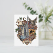 Dubai-Reise Postkarte (Stehend Vorderseite)