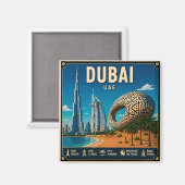 🧲 Dubai-Reiseerinnerung UAE 🏜️ Magnet (Vorderseite/Rückseite)