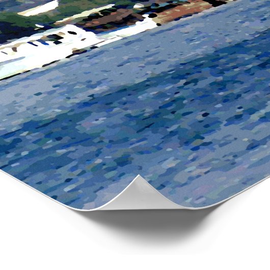 Dubai Reisen Poster (Ecke)