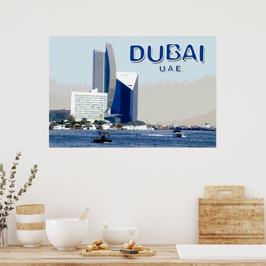 Dubai Reisen Poster (Küche)