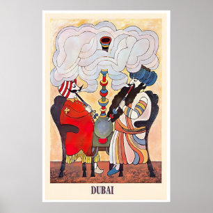Dubai-Reiseposter UAE-Kunst Vereinigte Arabische E Poster