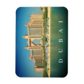 Dubai Resort Palm Jumeirah Blick Kühlschrankmagnet Magnet (Vertikal)
