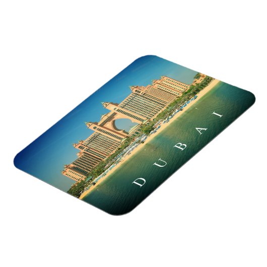 Dubai Resort Palm Jumeirah Blick Kühlschrankmagnet Magnet (Linke Seite)