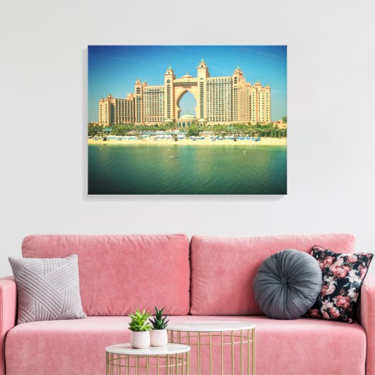 Dubai Resort View Leinwand (Insitu (Wohnzimmer))