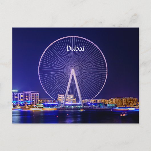 Dubai, Riesenrad Postcard Postkarte (Vorderseite)