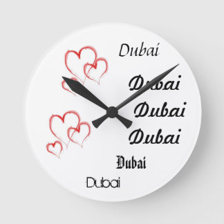 Dubai Runde Wanduhr