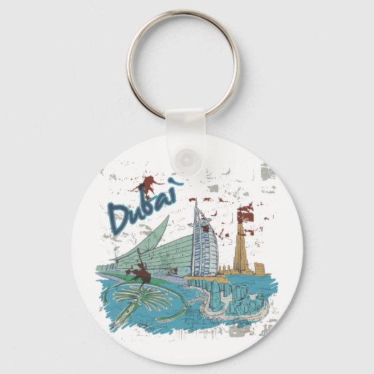 Dubai Schlüsselanhänger (Vorderseite)