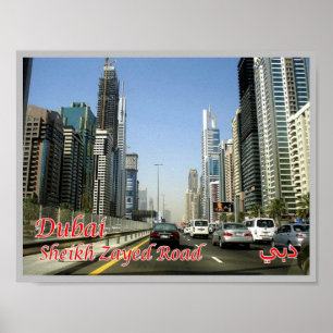 Dubai - Sheik Zayed Road - Poster