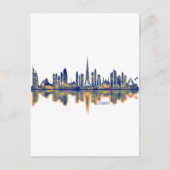 Dubai Skyline Feiertagspostkarte (Vorderseite)