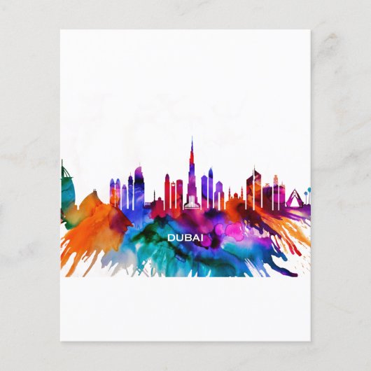 Dubai Skyline Flyer (Vorne)