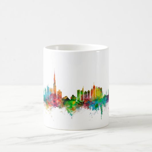Dubai-Skyline Kaffeetasse (Mittel)
