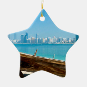 Dubai-Skyline Keramikornament