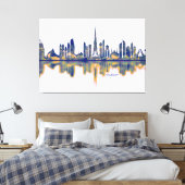 Dubai Skyline Leinwanddruck (Insitu (Schlafzimmer))