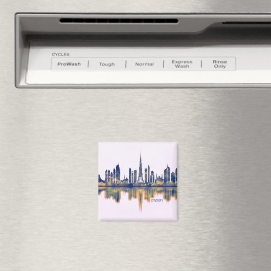 Dubai Skyline Magnet (In Situ (Geschirrspüler))