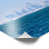 Dubai Skyline – Palm Jumeirah Vantage Point Fotodruck (Ecke)