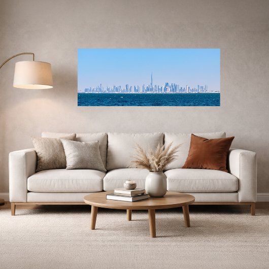 Dubai Skyline – Palm Jumeirah Vantage Point Fotodruck