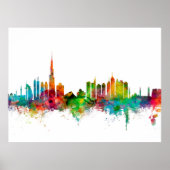 Dubai Skyline Poster (Vorne)