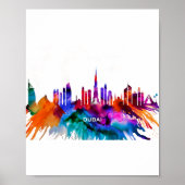 Dubai Skyline Poster (Vorne)